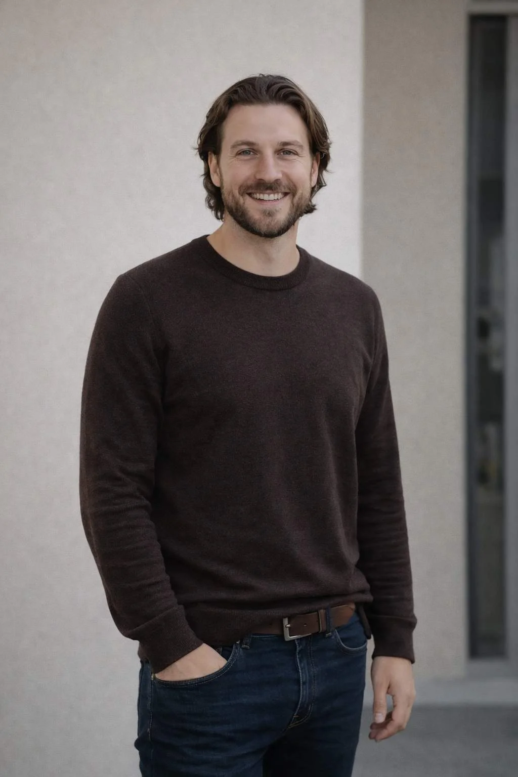 Original portrait photo uploaded for AI travel placement